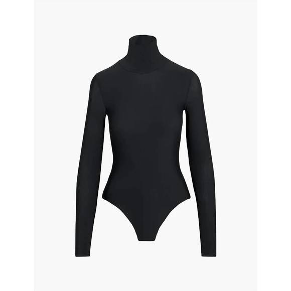 NEW COMMANDO butter turtleneck bodysuit in black - Picture 3 of 3